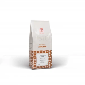 Italian 1 Kg coffee bag for espresso 40% Arabica and 60% Robusta coffee beans