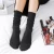 Import Japanese autumn and winter cotton thin section solid color retro Sen long tube stockings pile of socks from China
