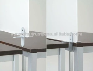 Japanese High-Quality Furniture Frosted Acrylic Office Desk Partition Office Partition System