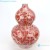 Import Jingdezhen Porcelain Hand Painted Red Flowers Kowloon Large Bottle Gourd Vase from China