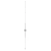 JIU ZUAN 1 Carat Moissanite Tennis Necklace & Bracelet - 925 Silver, Lab Diamonds, GRA Certificate, Unisex