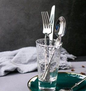 Joy Tableware Food Safety Vintage Silverware Stainless Steel Flatware Cutlery Set for party