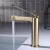 Import Kaiping Original design bathroom brass matte black basin faucets from China