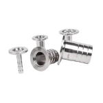 Kf16 and Kf25 Vacuum Flange to Rubber Hose Barb Adapter Sanitary Stainless Steel 304 ISO-Kf Size Fitting