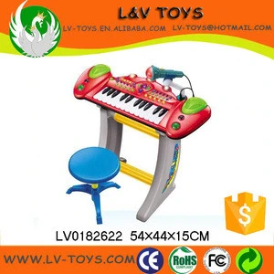 Kids electronic musical organ with microphone