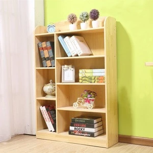 kids wood bookcase storage cabinet without door