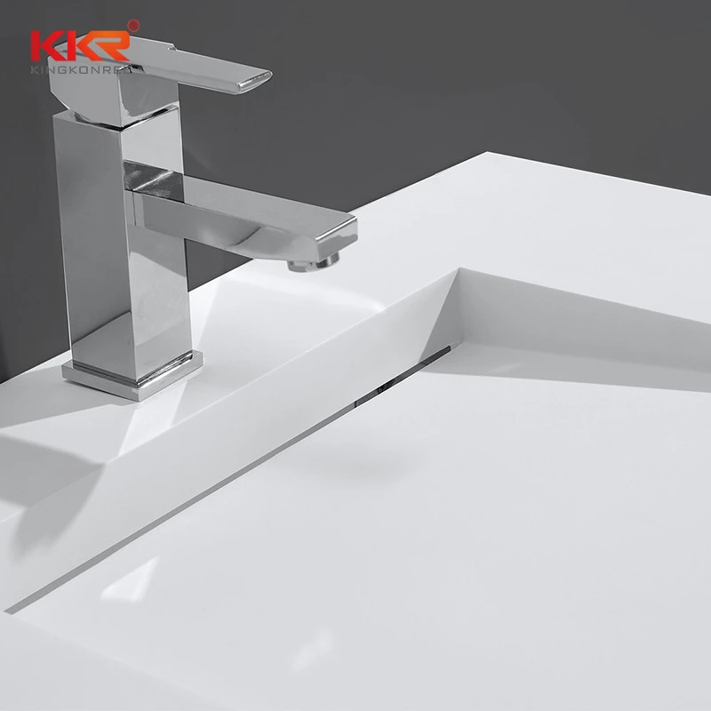 Kingkonree Pure White Solid Surface Sink Wc Basin/ Toilet Hand Wash Basins/ Mini Wash Basin Sink