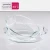 Import Kingrui oval glass bakeware / baking dish / microwave heat-resistant glass baking tray from China
