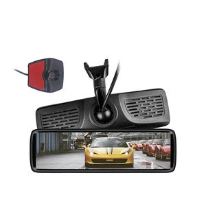 Kit Car Full Display Mirror 8.88inch IPS screen with 1 Piece Reverse Camera 1080P View angle 130 degree HD Rear Camera Guideline