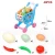 Import Kitchen Toy Play Suit Girl Children Set Plastic Material Origin Type Abs Place Model Large To Cook Vegetable cart from China