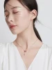 Korean simple fashion woman jewelry titanium steel clavicle chain necklaces ornament accessory