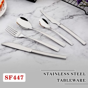korean stainless steel flatware set knife spoon fork