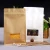 Import kraft stand up zip pouch/brown kraft paper bags/food delivery packaging bags from China
