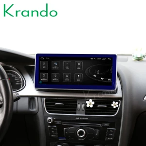 Krando Android 8.1 10.25&#39;&#39; for car dvd player for Audi radio multimedia system stereo blue ray gps navigation 2009-2015