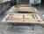 Import KVJ-8093 wholesale rustic natural long table reclaimed solid wood dining table from China
