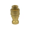 KZD brass open-close pneumatic Hydraulic quick connector couplings hydraulic fitting