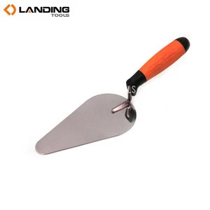 Landing Plastering Bricklayer Hand Trowel Tool With PP+TPR Handle