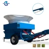 Large Biomass Straw Bale Shredder Portable Grain Grinder Sales