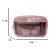 Import Large Capacity Transparent Cosmetic Wash Storage PU Cosmetic Bag from China