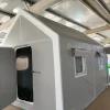 Large Outdoor Thickened Windproof and Anti-cold Emergency Tent Inflatable Wire Drawing Tent Emergency Medical Tent