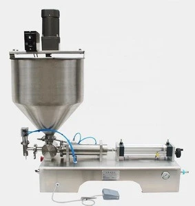 Large Rotary Valve cosmetic cream heating mixing filling machine