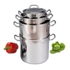 large straight shape cookware cooking high quality 13pcs 555 304 stainless steel soup &amp; stock pots