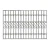 Import latest design cast iron window with grills design from China
