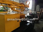 Latest pile driver with engine! Reliable small/mini crawler hydraulic rotary drilling rig KR125A