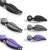 Import Leaf Shape Small Purple Folding Promotion Business Gift Mini Pocket Knives With Keychain Key Ring Rope Hole Mini Folding Knife from China