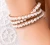 Import LEATHER AND FRESHWATER PEARL WRAP BRACELET from China