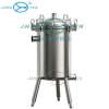 Liquid particle filtration equipment industrial pipe basket type edible oil filter housing
