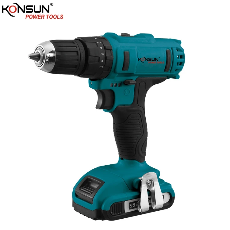 Lithium Battery Electric Drill 21V Cordless Drill with 2 0AH drill set