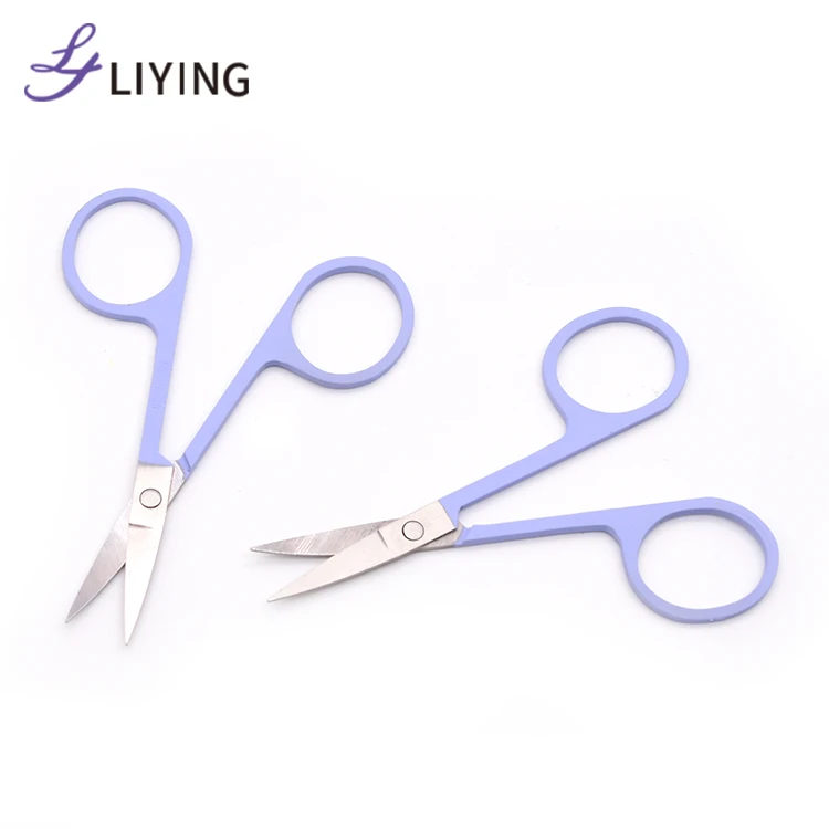 LIYING high quality stainless steel makeup eyebrow nail scissor