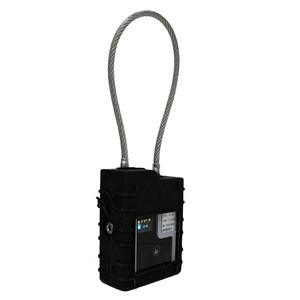 Lorry Truck Container Lock with GPS GPRS, RFID NFC Bluetooth SIM Lockout, Fleet On-line Tracking Cable Padlock with 3G