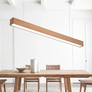louvre led linear light home industrial modern chandelier cafe