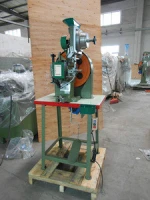 low cost JULY made custom made automatic single riveting shoe lace eyelet machine