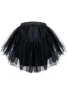 Low MOQ women super bubble 8 layers hard mesh fishtail skirt petticoat