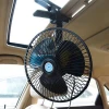 low noise Double Head 360 All-Round Adjustable 12V/24V Oscillating Car Fan