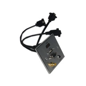 Lulink Rj45 86Type network faceplate, USB/HDM/VGA/Network/AV/Telephone Wall socket,Modules Face Plate