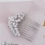 Import luxurious crysal clear cubic zircon top sale romantic fashion design bridal hair comb from China