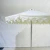 Import luxury double corrugated mid pole umbrella fabric cut piece quality sunshade chinese umbrella manufacturer furniture parasol from China