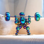 Luxury home decoration ornaments living room office decoration ornaments, metal sculpture office decoration ornaments