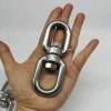 M10 304 Material Stainless steel swivel ring for lifting eye and eye,eye and jaw