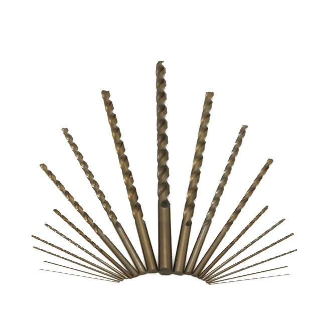 M35 Cobalt-containing stainless steel straight shank lengthened twist drill bit extra-long metal hole drill bit
