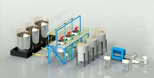 Machine for making lubricants