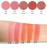Import Make your own brand makeup blusher new high quality single blush for 5 colors from China