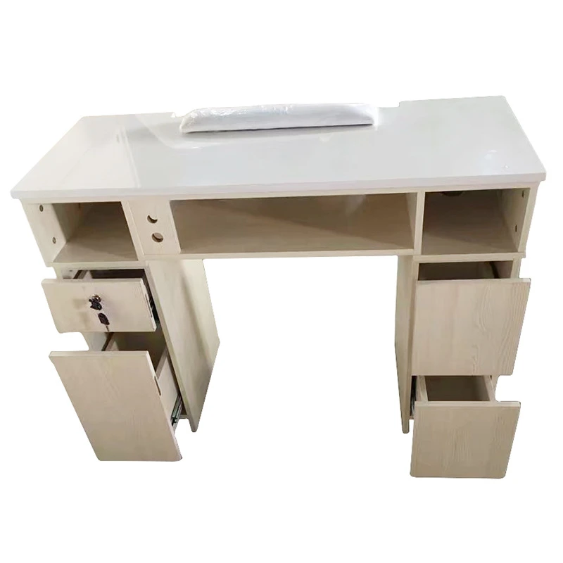 Manicure Table Marble Nail Table Salon Furniture Commercial Furniture Metal Contemporary Leisure Facilities