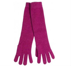 Manufacturer Fashion long style cashmere gloves low price