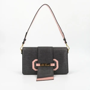 Manufacturer Fine Design Black Texture Fashion Elegant Clutch Bag Evening Bags For Women