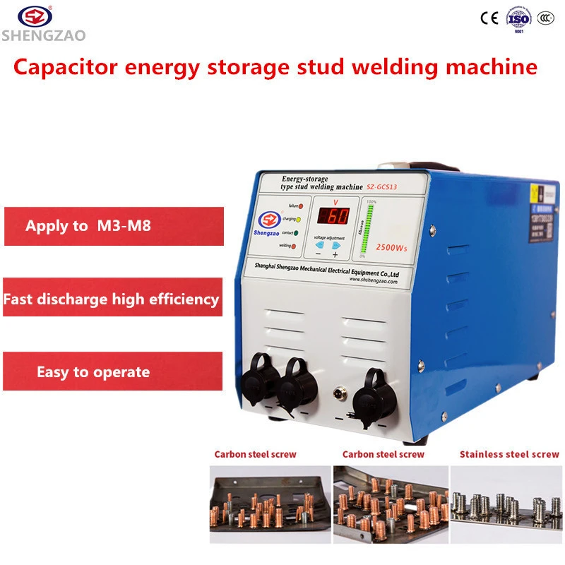 Manufacturing Quality CD Invert Stud Welding machine for bolts Energy-Storage Capacitors M3-M10 industry Portable Stud Welder